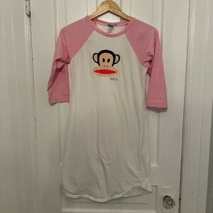 90s/Y2K Paul frank Sleeping shirt size S Made in the USA